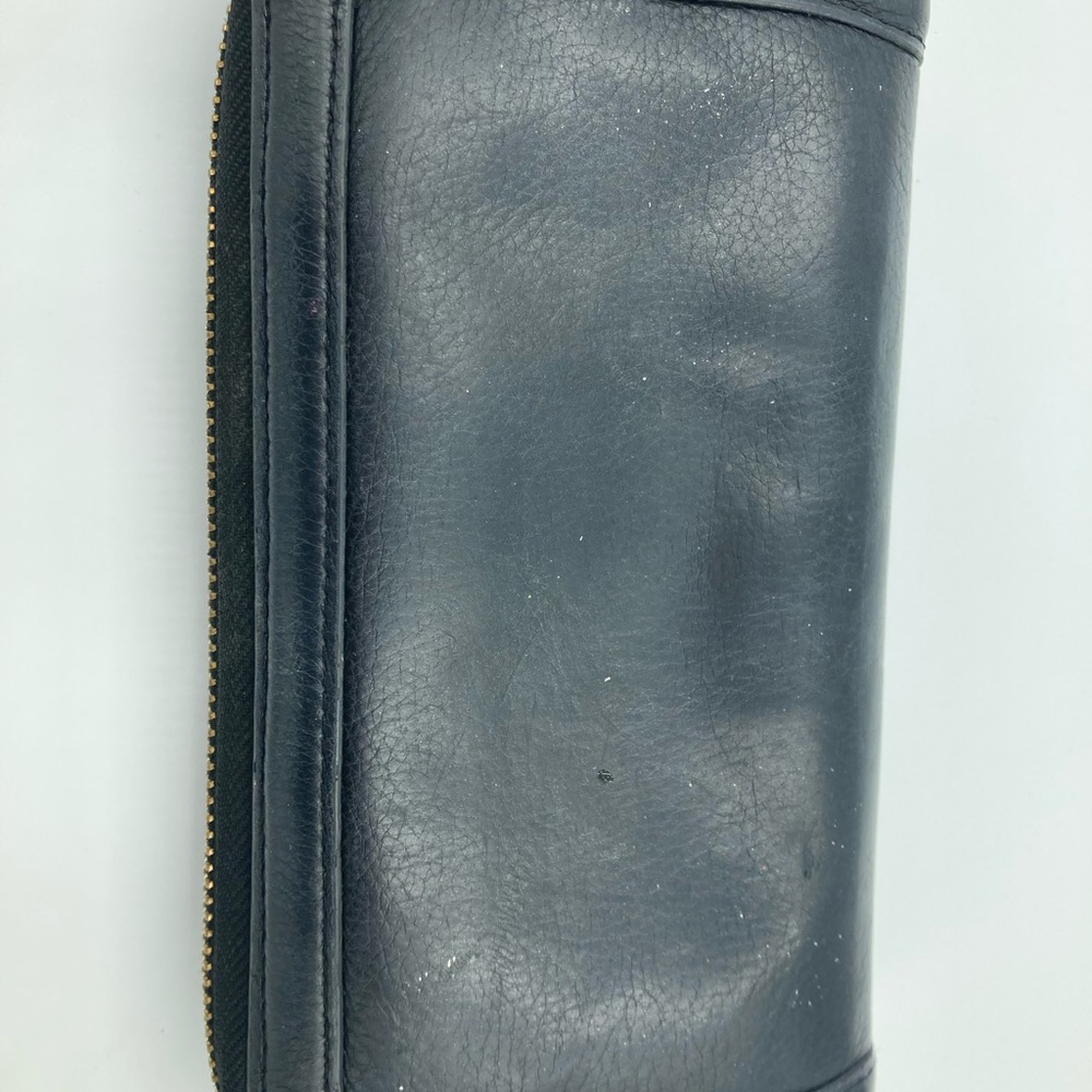 Tory Burch black leather wallet. - Picture 4 of 7